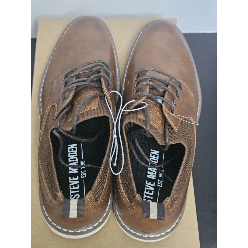 Sz 9 - Steve Madden P-Kenson Hybrid Derby Shoes Brown
